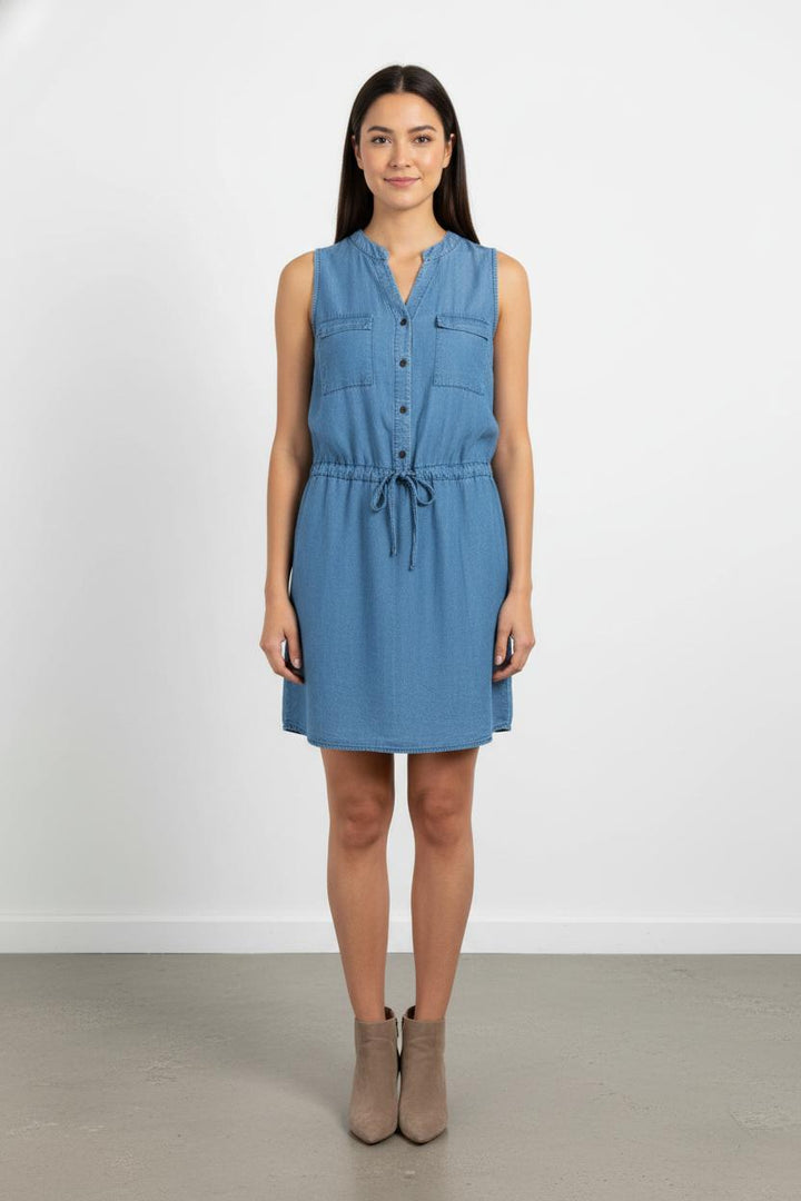 Robe Chemise Bleue - Taille L/40 de la marque La Fée Maraboutée | PARAD105540 - Vendu par Paradigme - Image 1