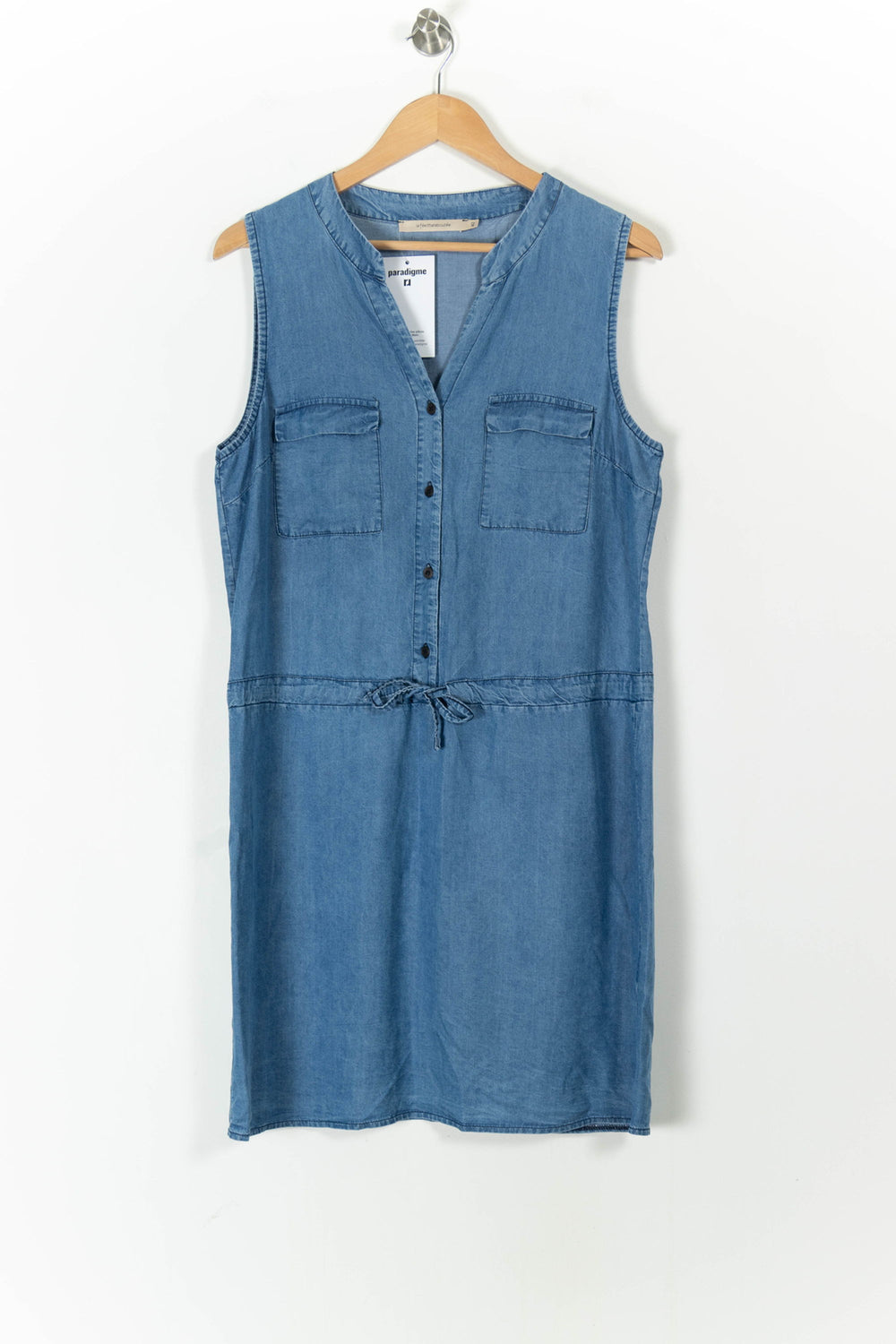 Robe Chemise Bleue - Taille L/40 de la marque La Fée Maraboutée | PARAD105540 - Vendu par Paradigme - Image 2