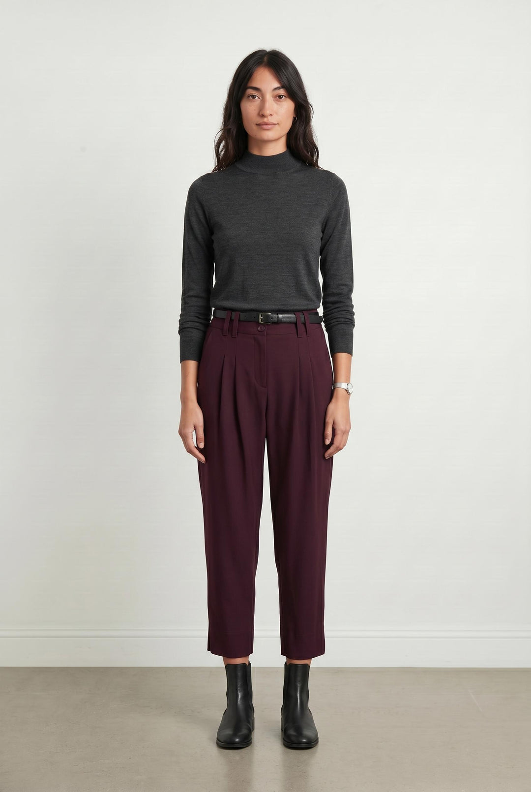 Pantalon Bordeaux - Taille S/36 de la marque Indies | PARAD105543 - Vendu par Paradigme - Image 1