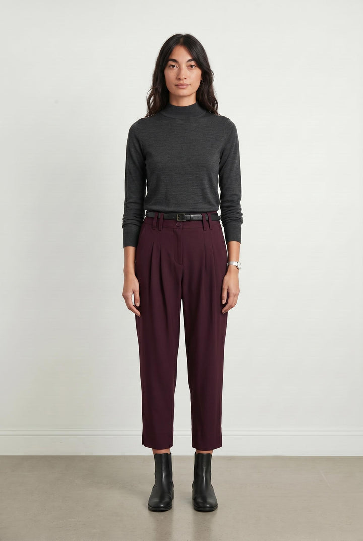 Pantalon Bordeaux - Taille S/36 de la marque Indies | PARAD105543 - Vendu par Paradigme - Image 1
