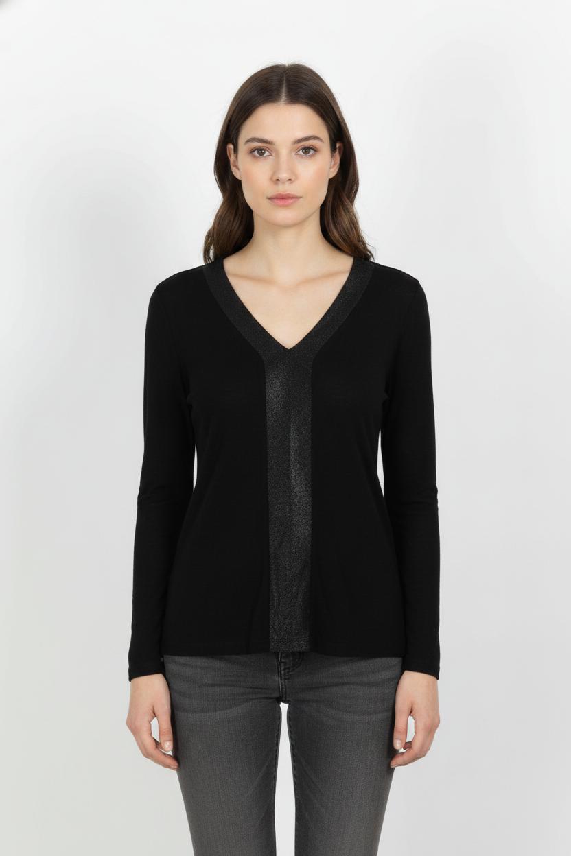 Pull Noir - Taille M/38 de la marque La Fée Maraboutée | PARAD105554 - Vendu par Paradigme - Image 1