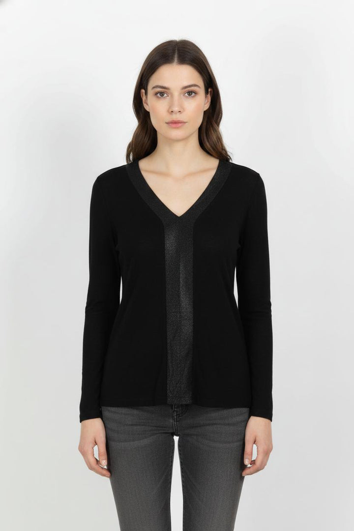 Pull Noir - Taille M/38 de la marque La Fée Maraboutée | PARAD105554 - Vendu par Paradigme - Image 1