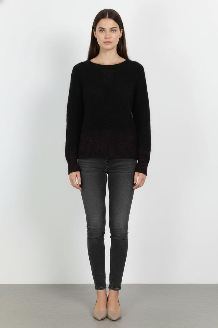 Pull Noir et Bordeaux - Taille S/36 de la marque Bérénice | PARAD105558 - Vendu par Paradigme - Image 1