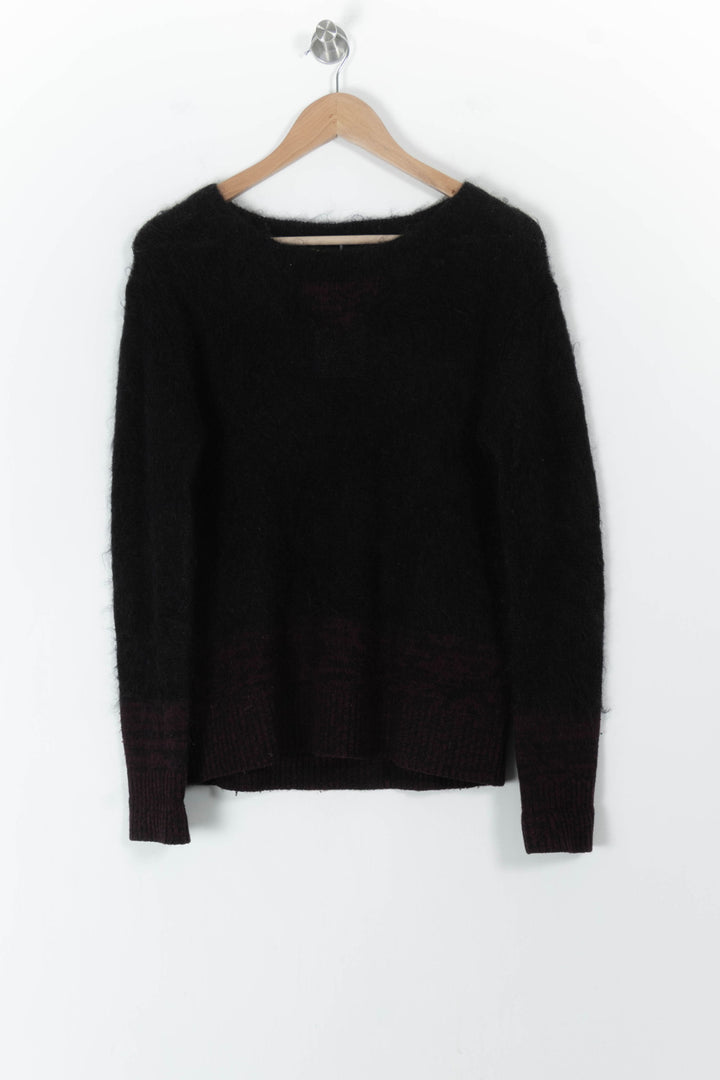 Pull Noir et Bordeaux - Taille S/36 de la marque Bérénice | PARAD105558 - Vendu par Paradigme - Image 2