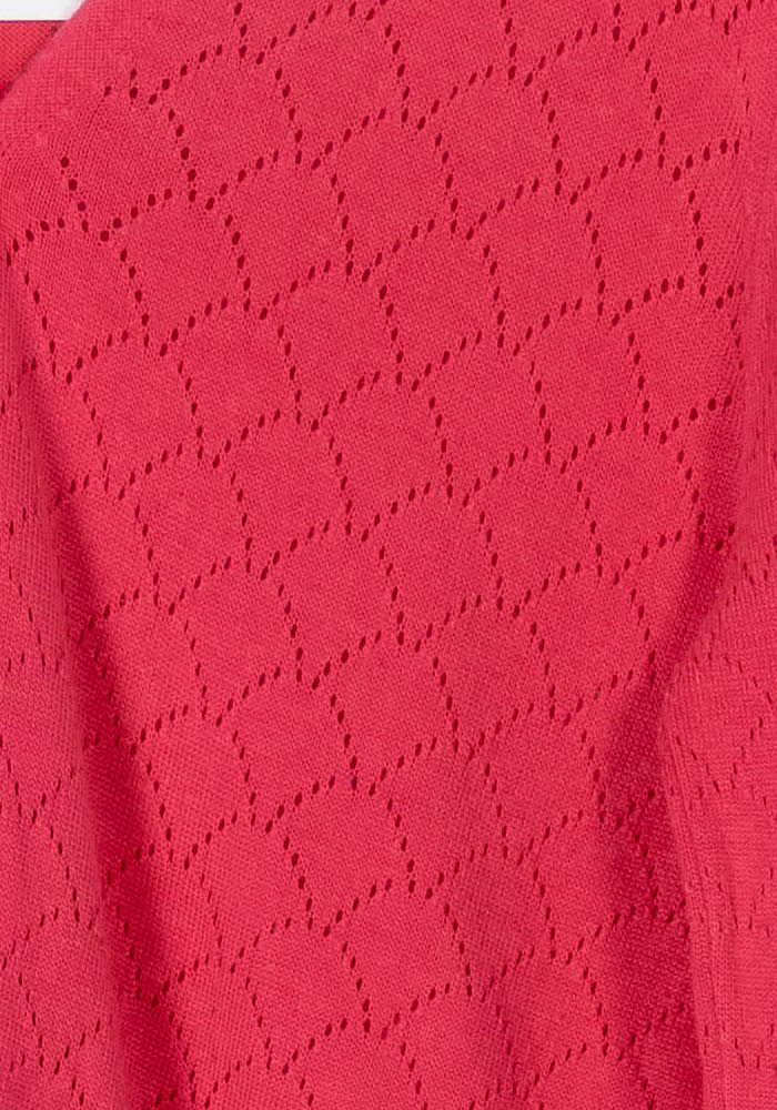 Cardigan Rose - Taille L/40 de la marque Pablo | PARAD105565 - Vendu par Paradigme - Image 3