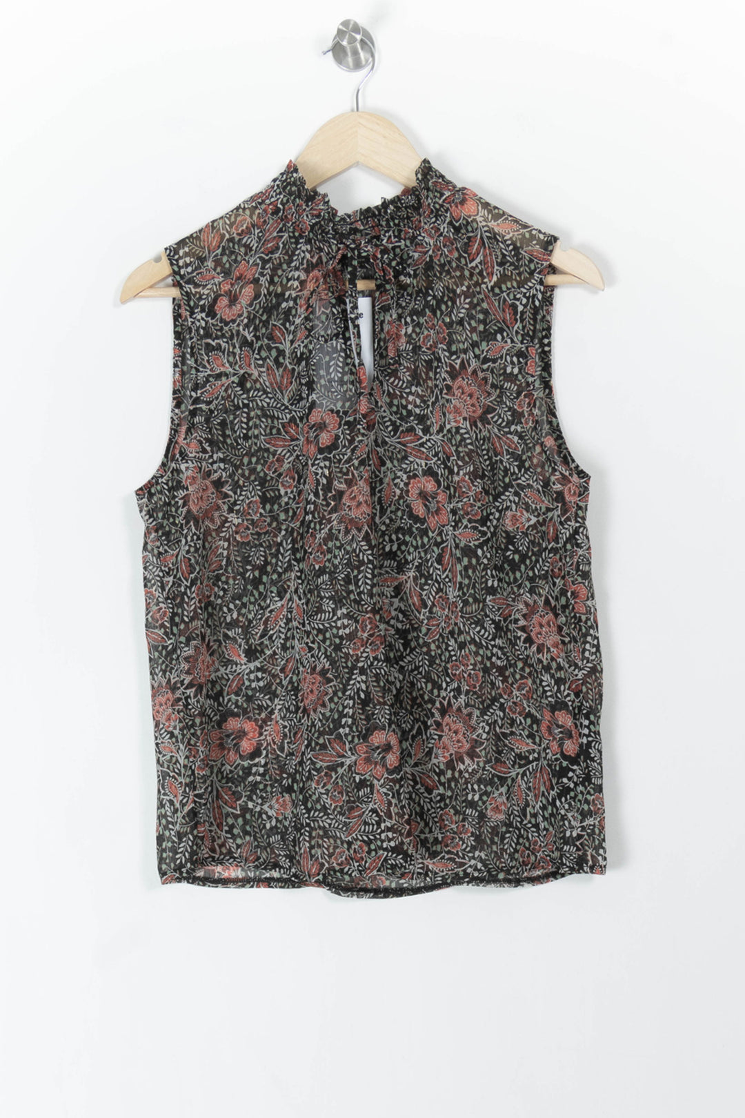 Blouse Sans Manches Noire et Rouge - Taille XL/42 de la marque IKKS | PARAD105566 - Vendu par Paradigme - Image 2