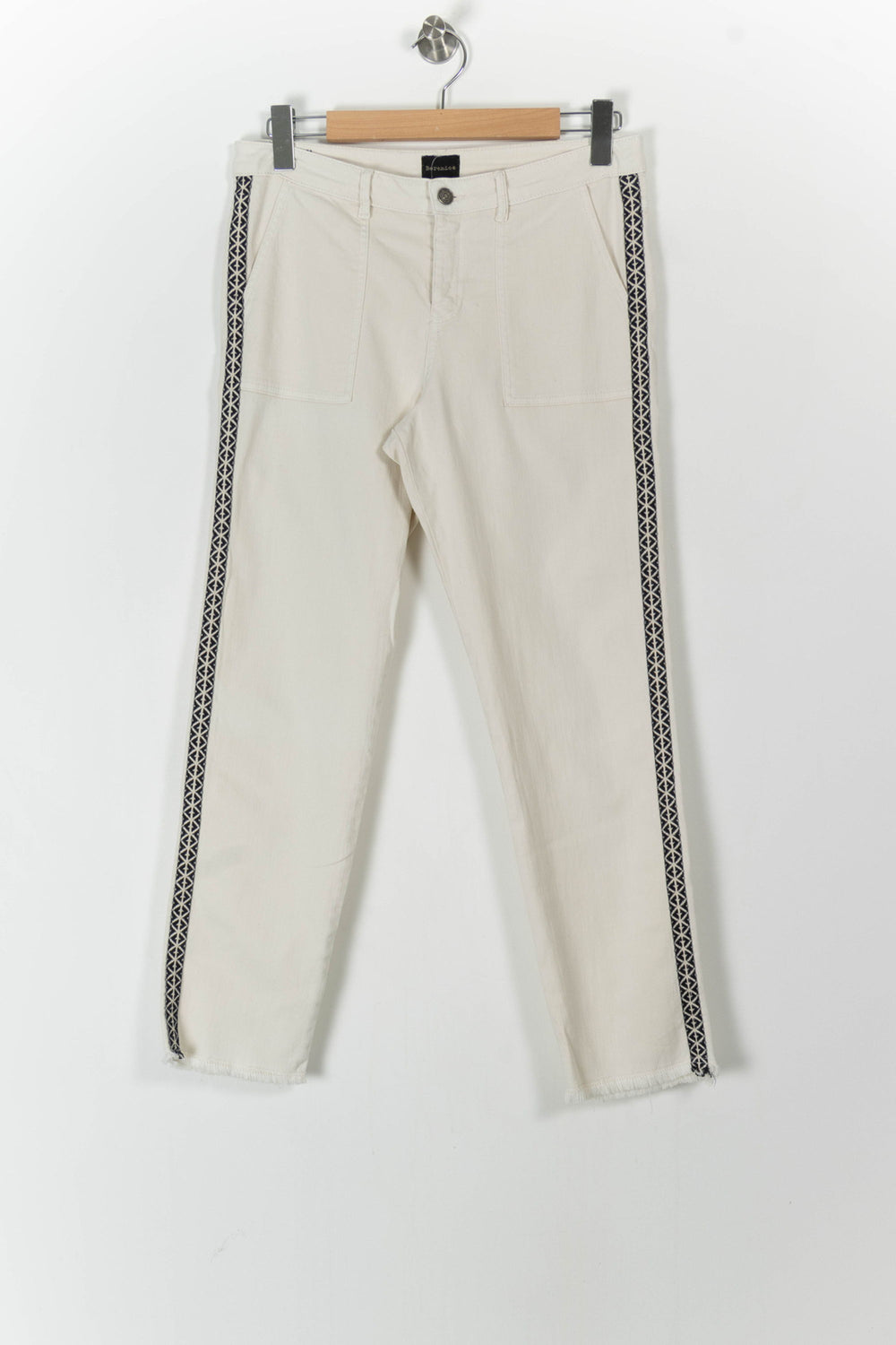 Jean Beige et Noir - Taille XL/42 de la marque Bérénice | PARAD105569 - Vendu par Paradigme - Image 2