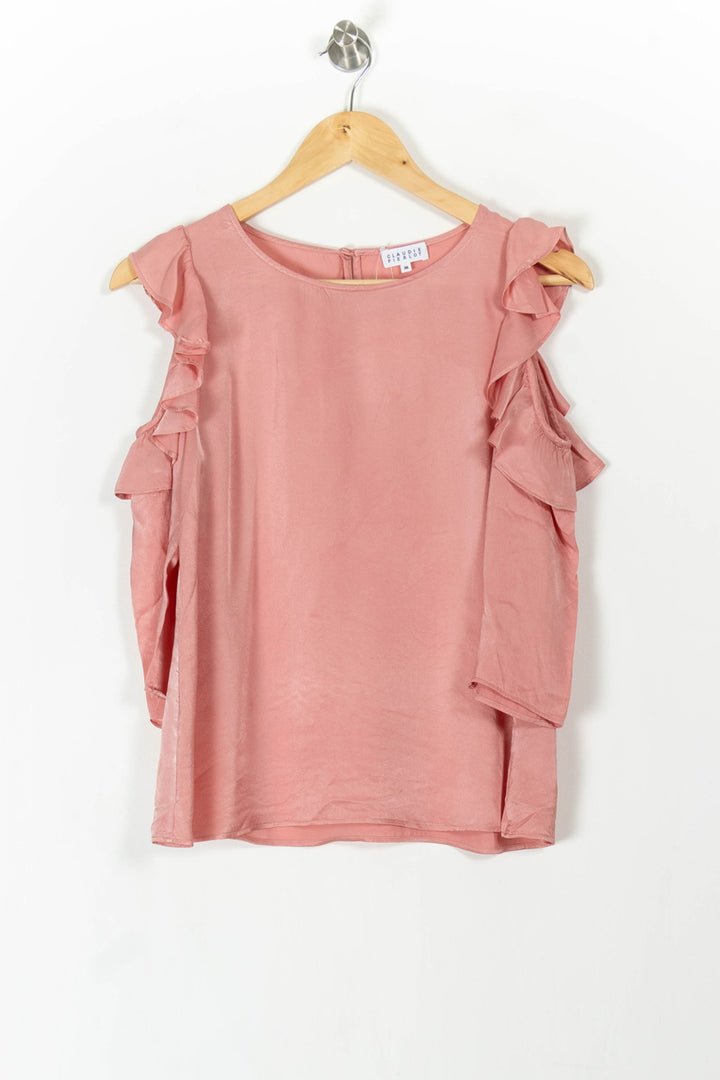 Blouse Rose - Taille S/36 de la marque Claudie Pierlot | PARAD105576 - Vendu par Paradigme - Image 2