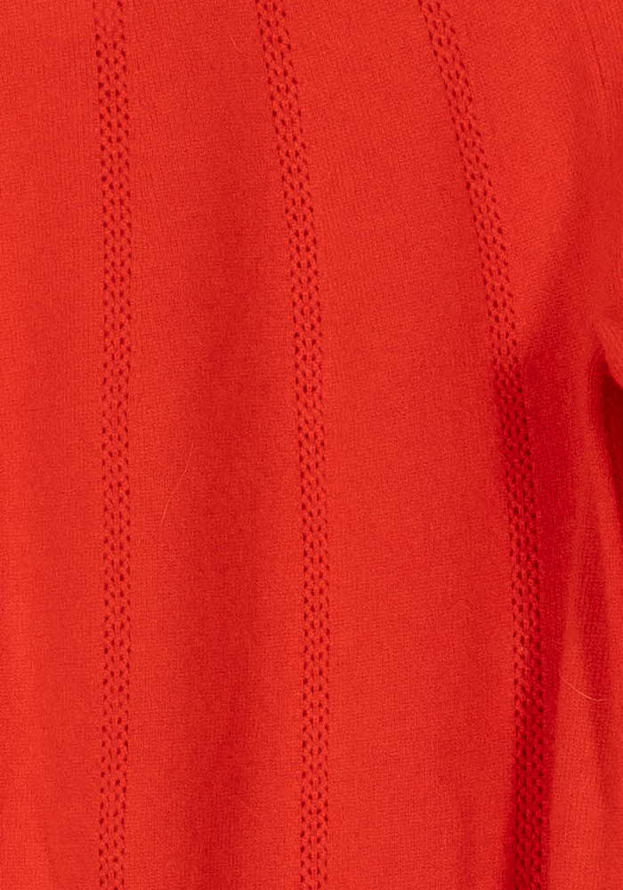 Pull Rouge - Taille L/40 de la marque Caroll | PARAD105578 - Vendu par Paradigme - Image 3