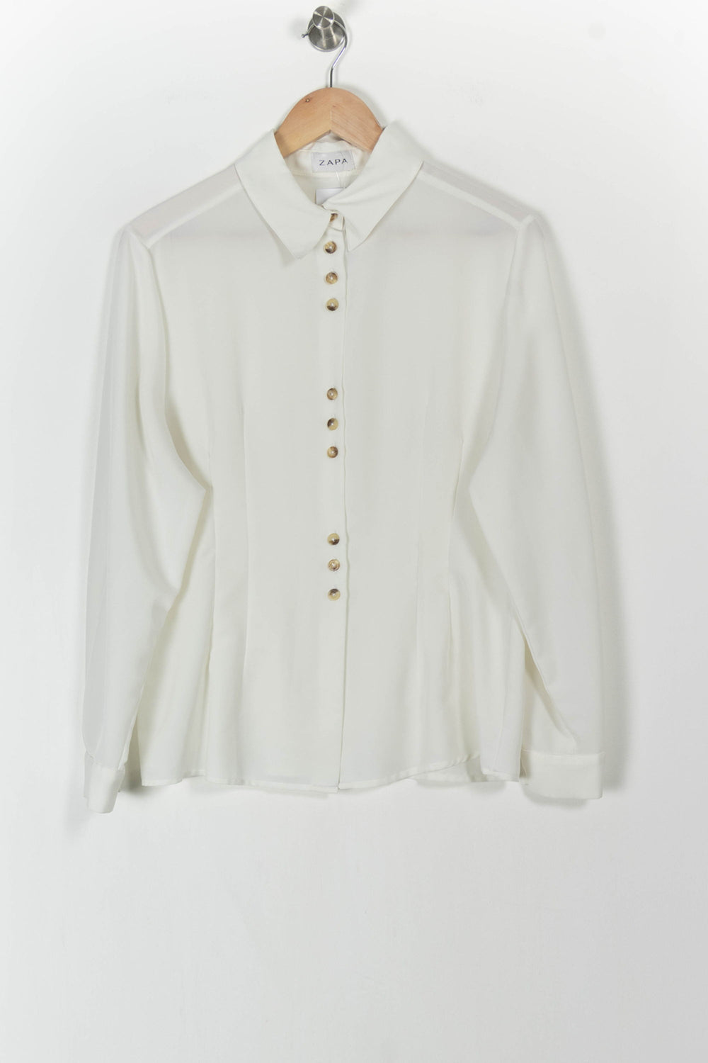 Chemise Blanche - Taille L/40 de la marque ZAPA | PARAD105579 - Vendu par Paradigme - Image 2