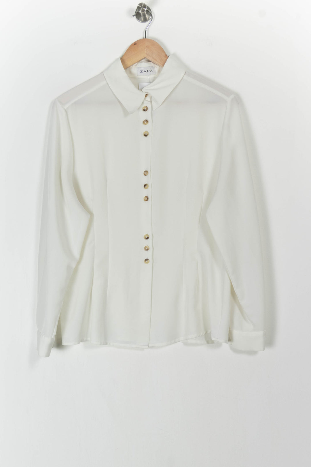 Chemise Blanche - Taille L/40 de la marque ZAPA | PARAD105579 - Vendu par Paradigme - Image 2