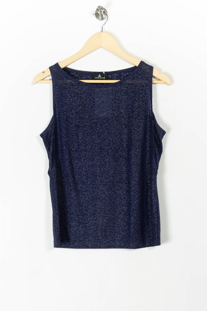 Débardeur Bleu - Taille L/40 de la marque One Step | PARAD105581 - Vendu par Paradigme - Image 2