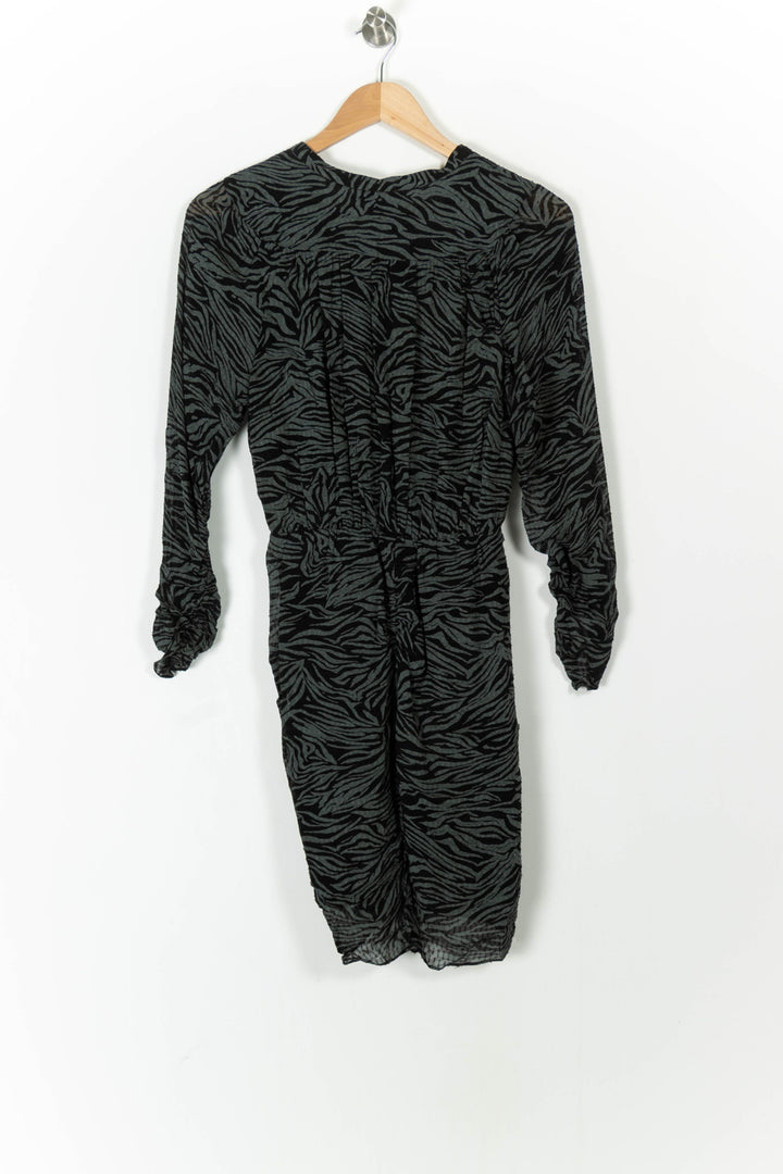Robe Courte Verte et Noire - Taille XS/34 de la marque Bérénice | PARAD105584 - Vendu par Paradigme - Image 4