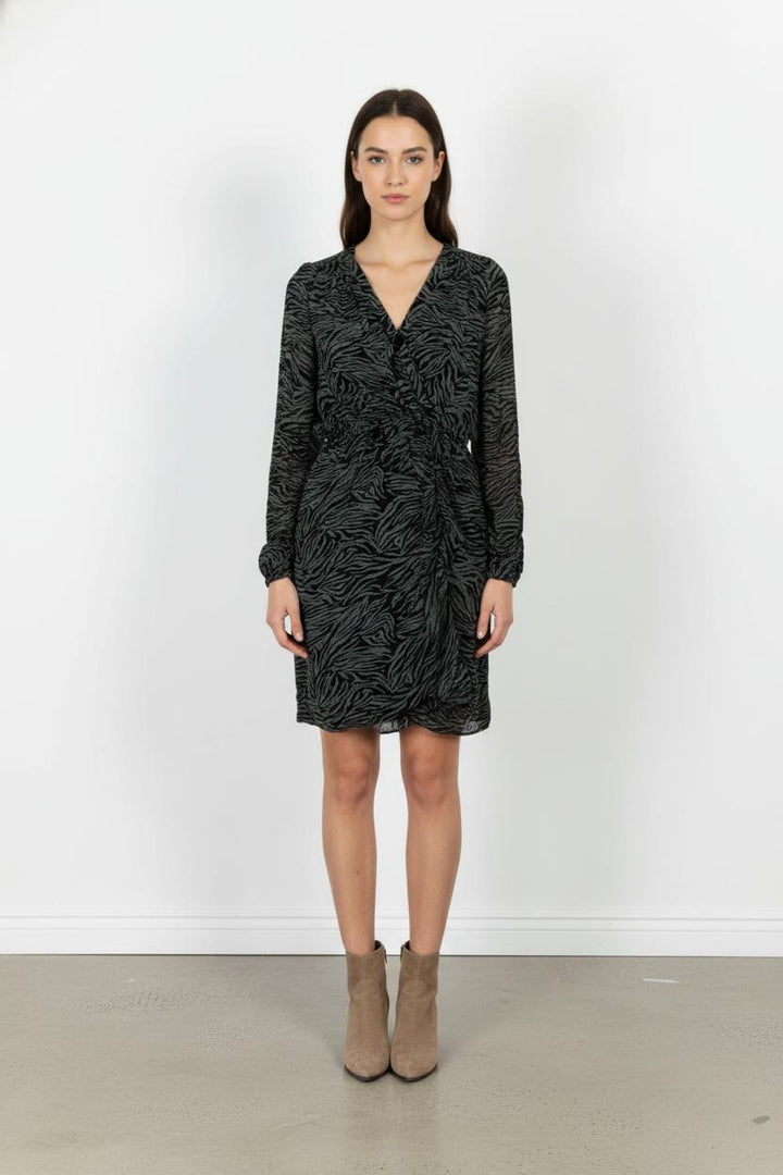 Robe Courte Verte et Noire - Taille XS/34 de la marque Bérénice | PARAD105584 - Vendu par Paradigme - Image 1
