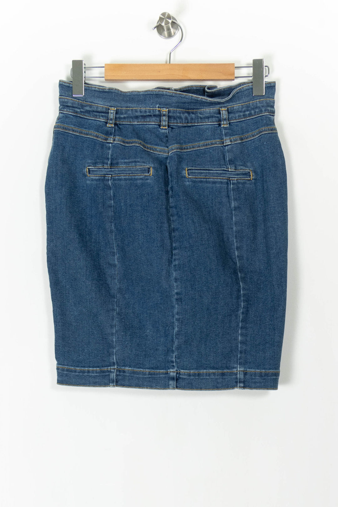 Jupe Crayon Bleue - Taille L/40 de la marque One Step | PARAD105587 - Vendu par Paradigme - Image 4