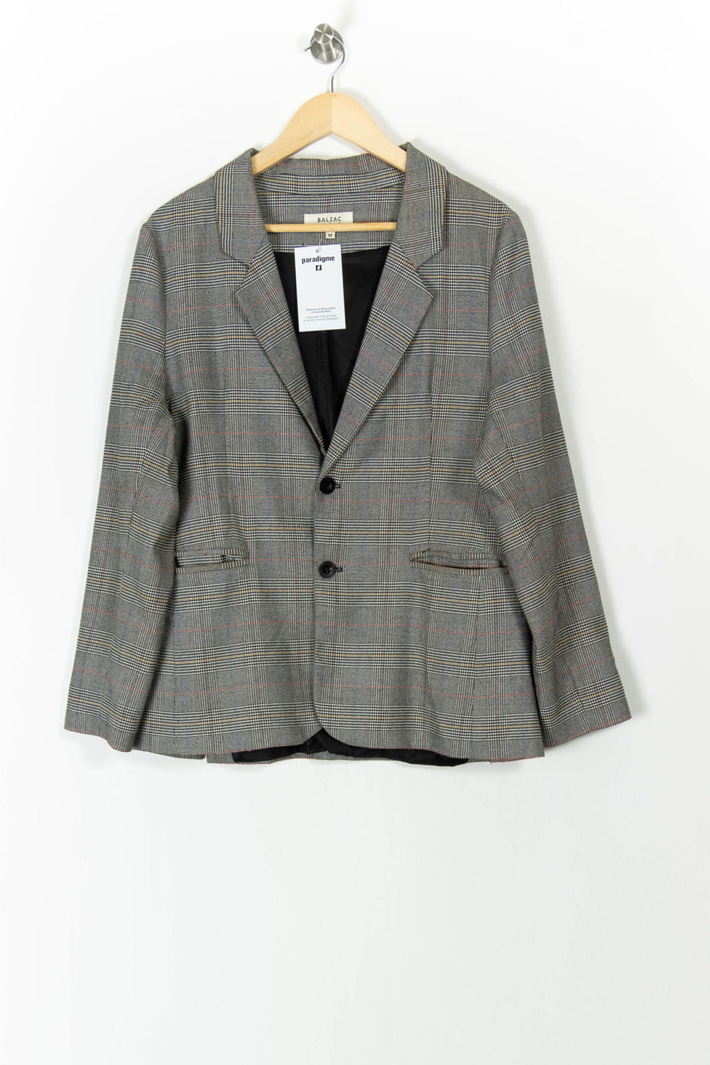Blazer Gris - Taille M/38 de la marque Balzac Paris | PARAD105593 - Vendu par Paradigme - Image 2