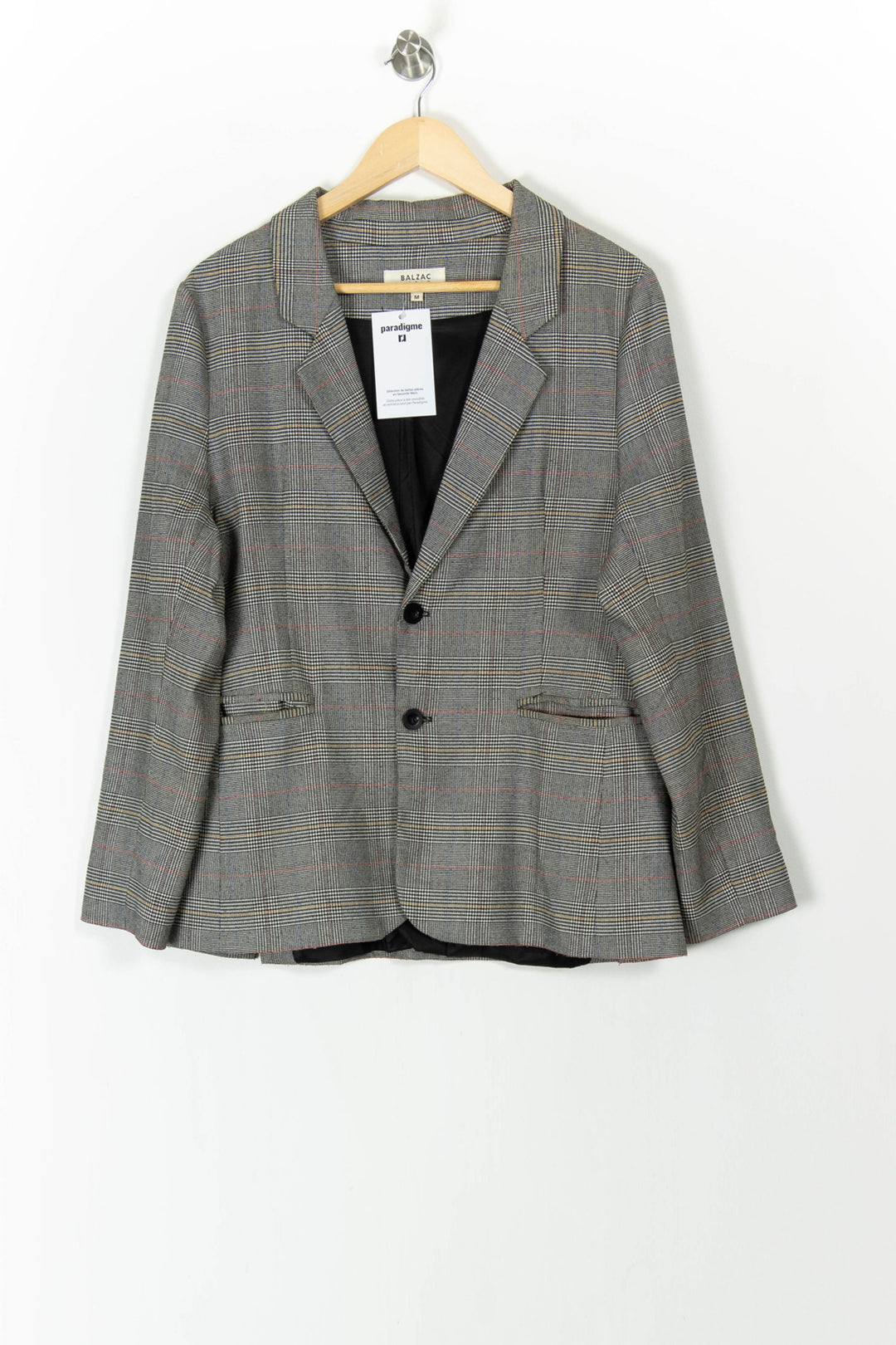 Blazer Gris - Taille M/38 de la marque Balzac Paris | PARAD105593 - Vendu par Paradigme - Image 2