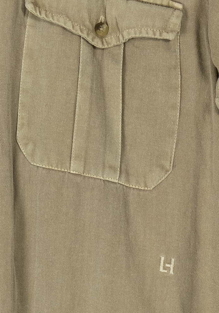 Robe Chemise Beige - Taille M/38 de la marque Léon & Harper | PARAD105595 - Vendu par Paradigme - Image 3