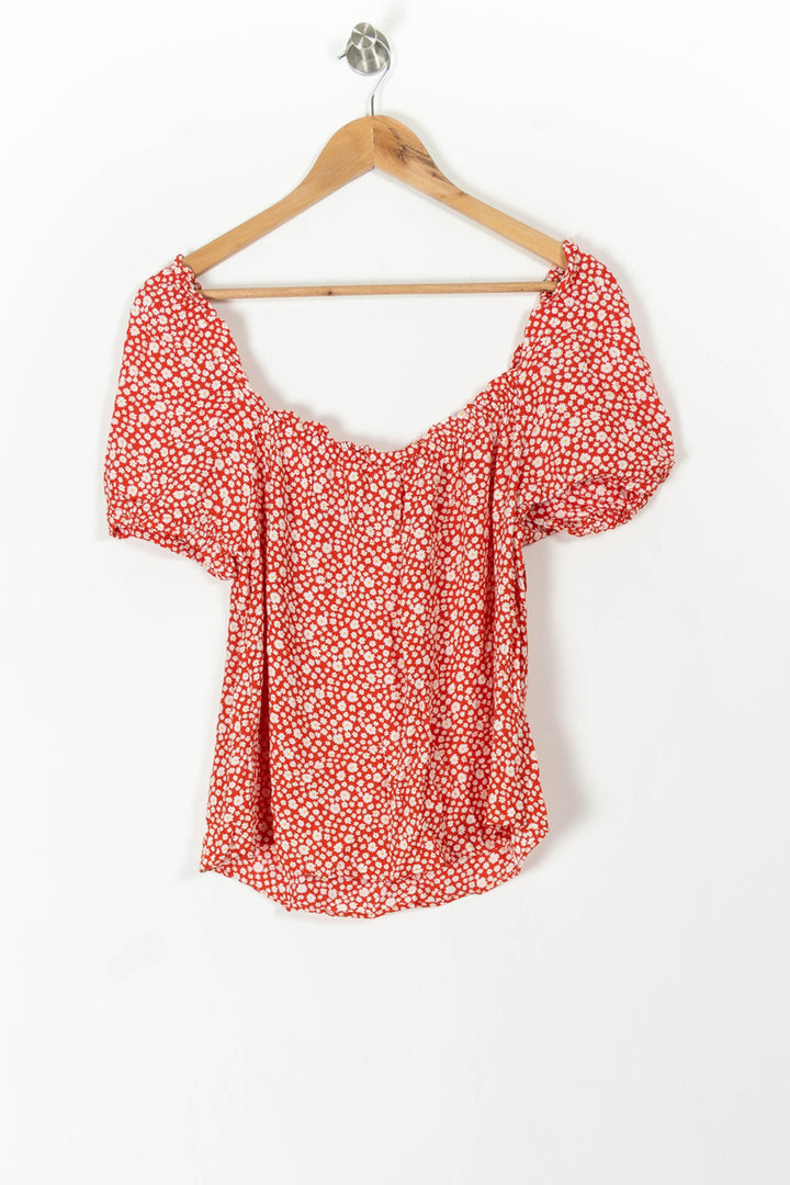 Blouse Rouge et Blanche - Taille M/38 de la marque Sézane | PARAD105598 - Vendu par Paradigme - Image 4