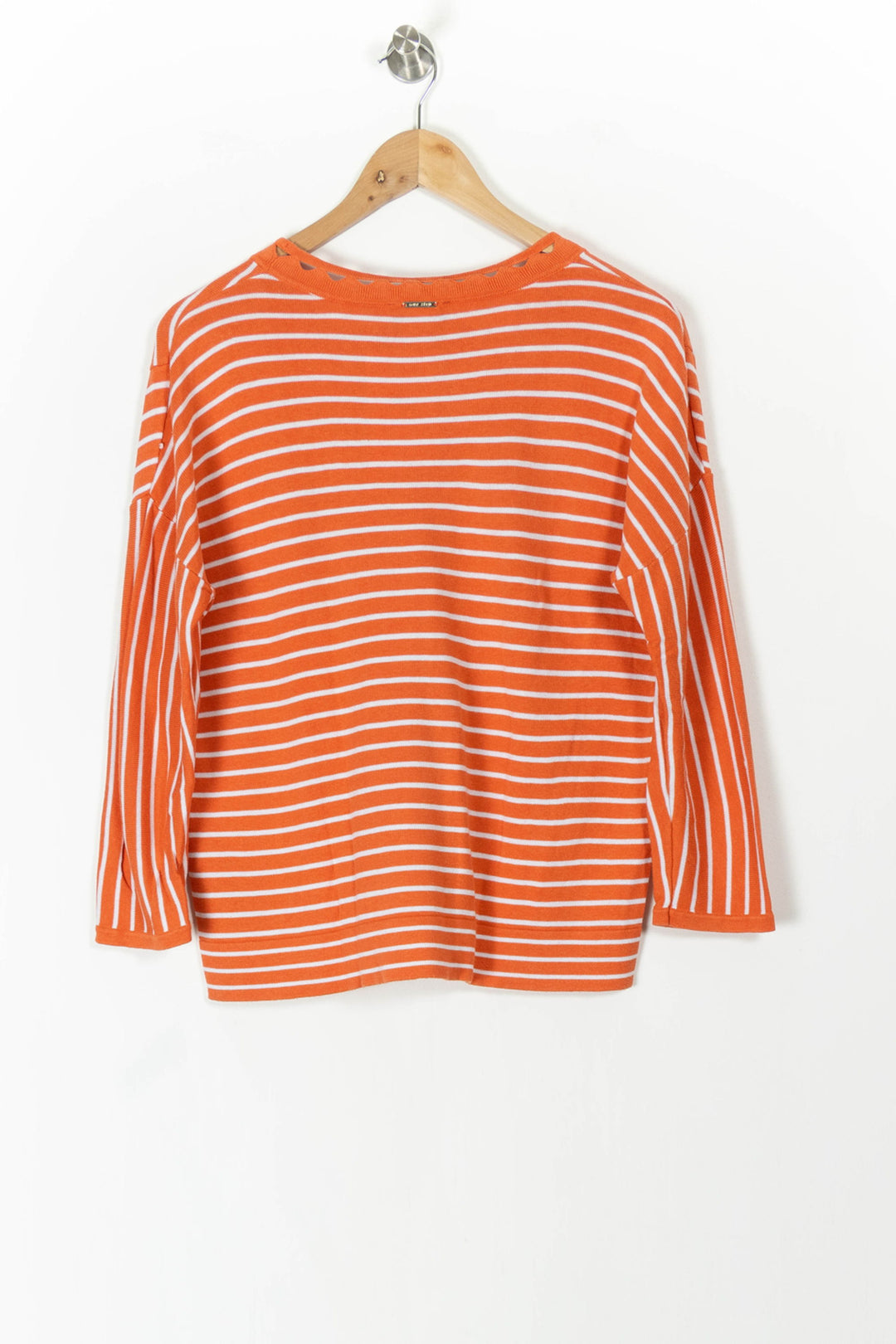 Marinière Orange et Blanche - Taille S/36 de la marque One Step | PARAD105599 - Vendu par Paradigme - Image 4