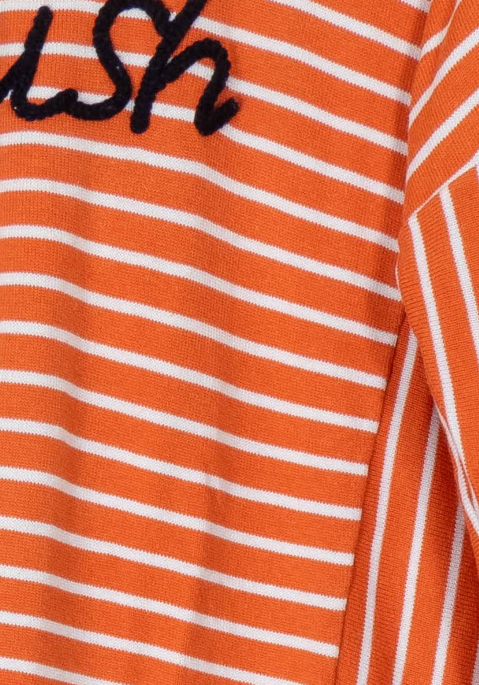 Marinière Orange et Blanche - Taille S/36 de la marque One Step | PARAD105599 - Vendu par Paradigme - Image 3