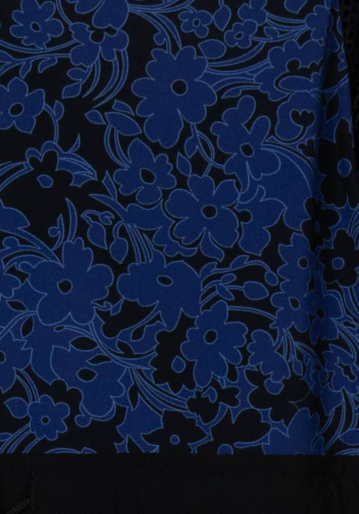 Robe droite Bleu et Noir - Taille M/38 de la marque Indies | PARAD105601 - Vendu par Paradigme - Image 3
