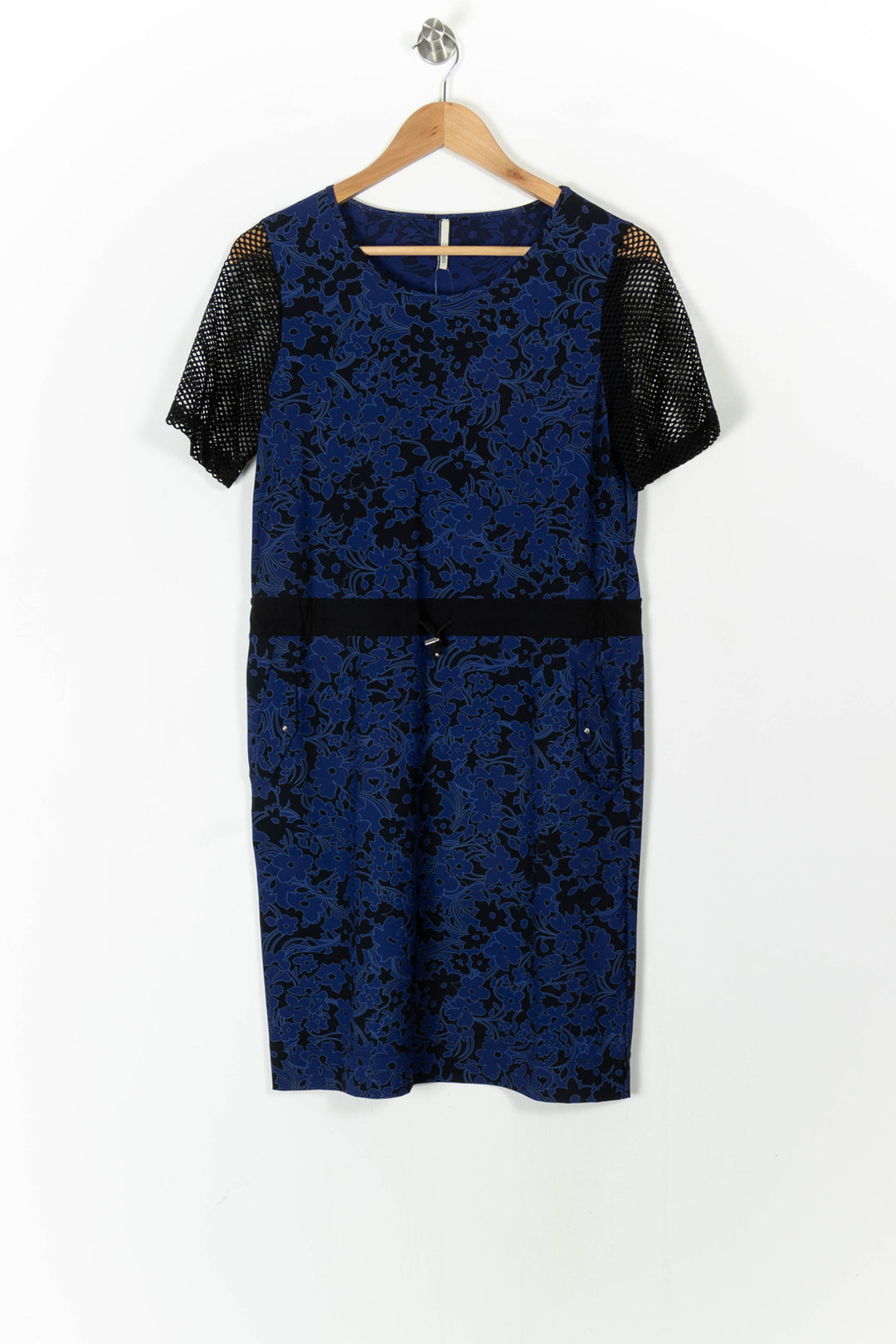 Robe droite Bleu et Noir - Taille M/38 de la marque Indies | PARAD105601 - Vendu par Paradigme - Image 2