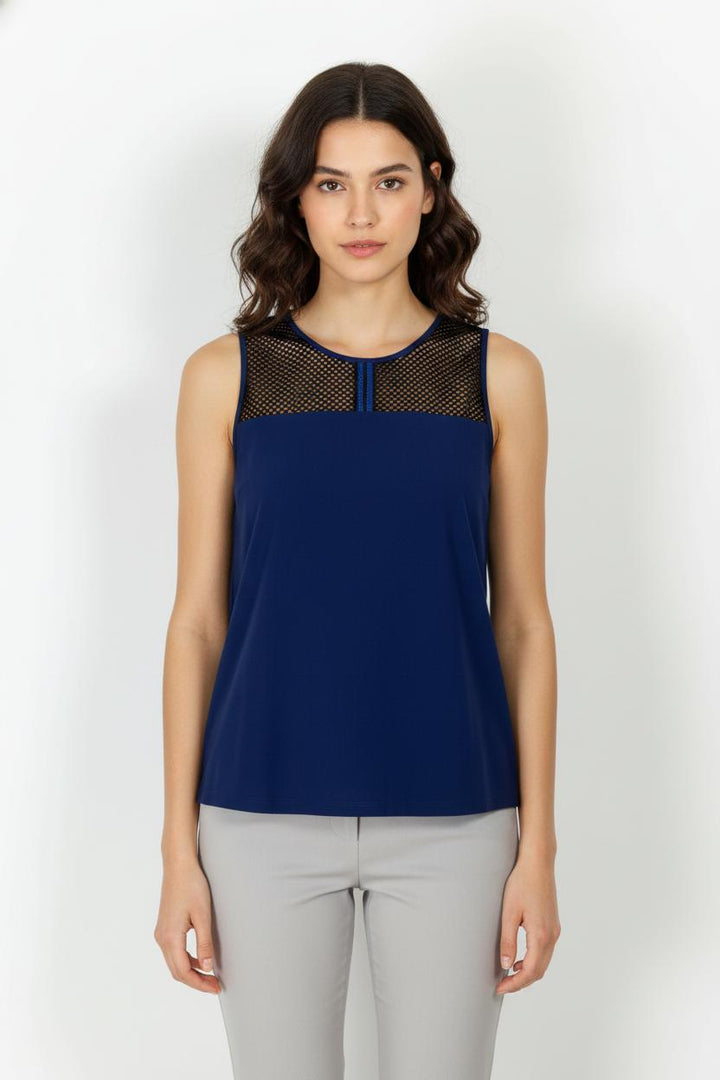 Débardeur Bleu et Noir - Taille M/38 de la marque Indies | PARAD105602 - Vendu par Paradigme - Image 1
