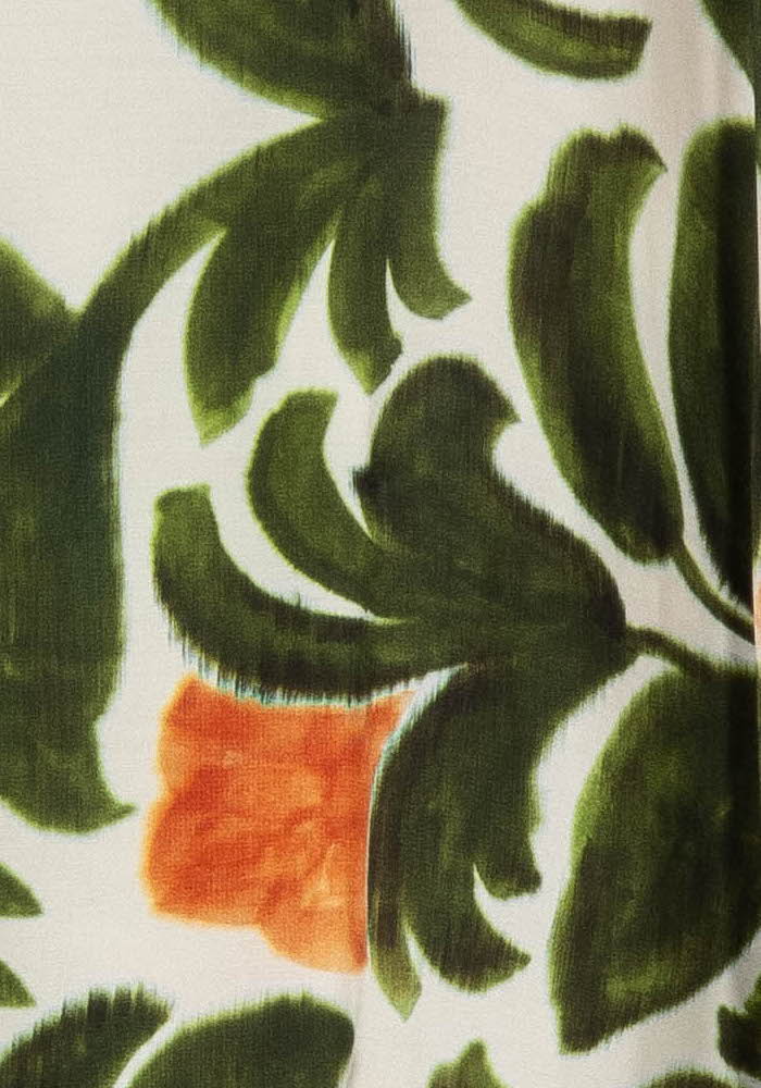 Blouse Verte et Orange - Taille XL/42 de la marque Indies | PARAD105604 - Vendu par Paradigme - Image 3