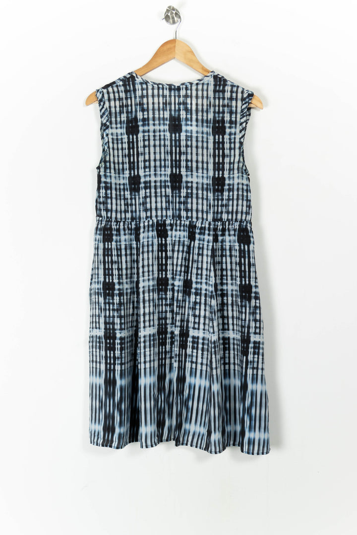 Robe Courte Bleue et Noire - Taille S/36 de la marque Comptoir des Cotonniers | PARAD105609 - Vendu par Paradigme - Image 4