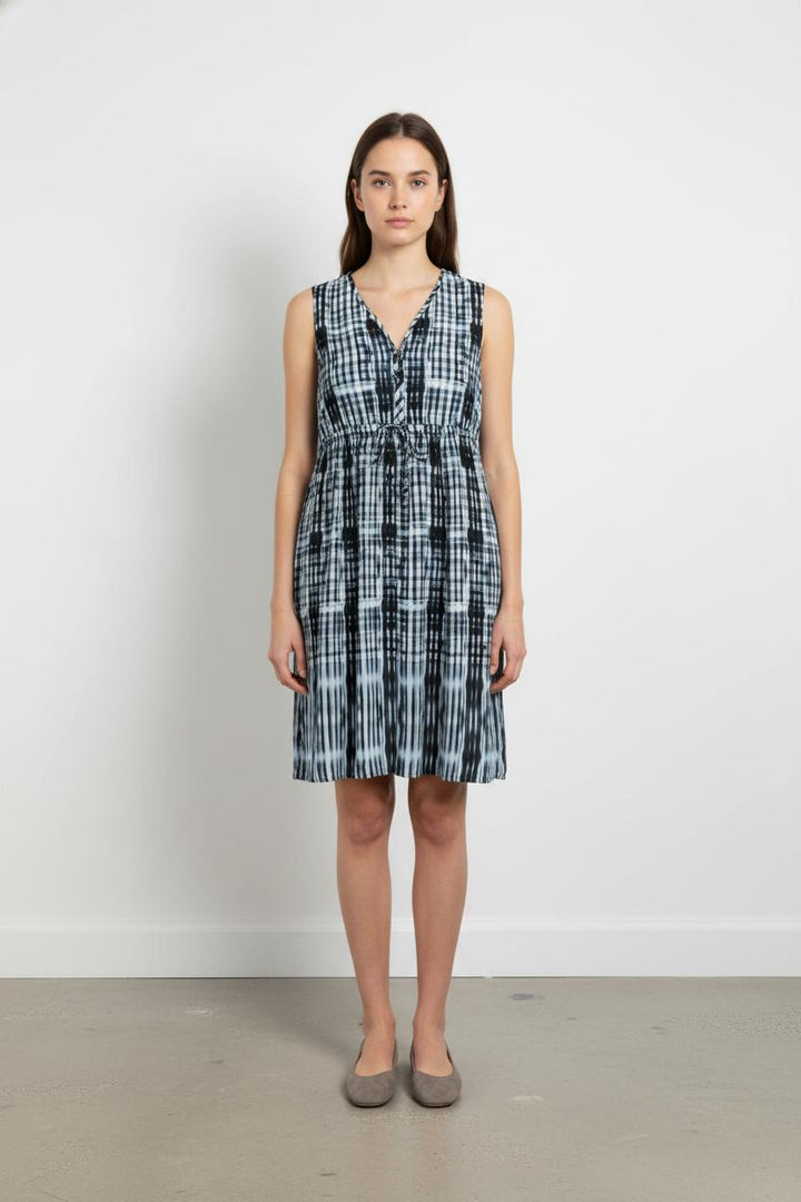 Robe Courte Bleue et Noire - Taille S/36 de la marque Comptoir des Cotonniers | PARAD105609 - Vendu par Paradigme - Image 1