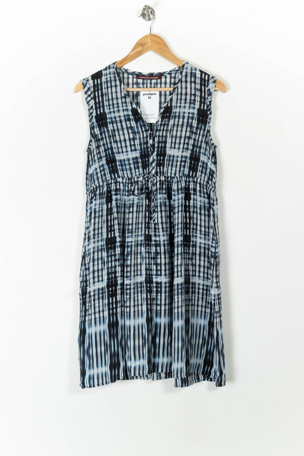 Robe Courte Bleue et Noire - Taille S/36 de la marque Comptoir des Cotonniers | PARAD105609 - Vendu par Paradigme - Image 2