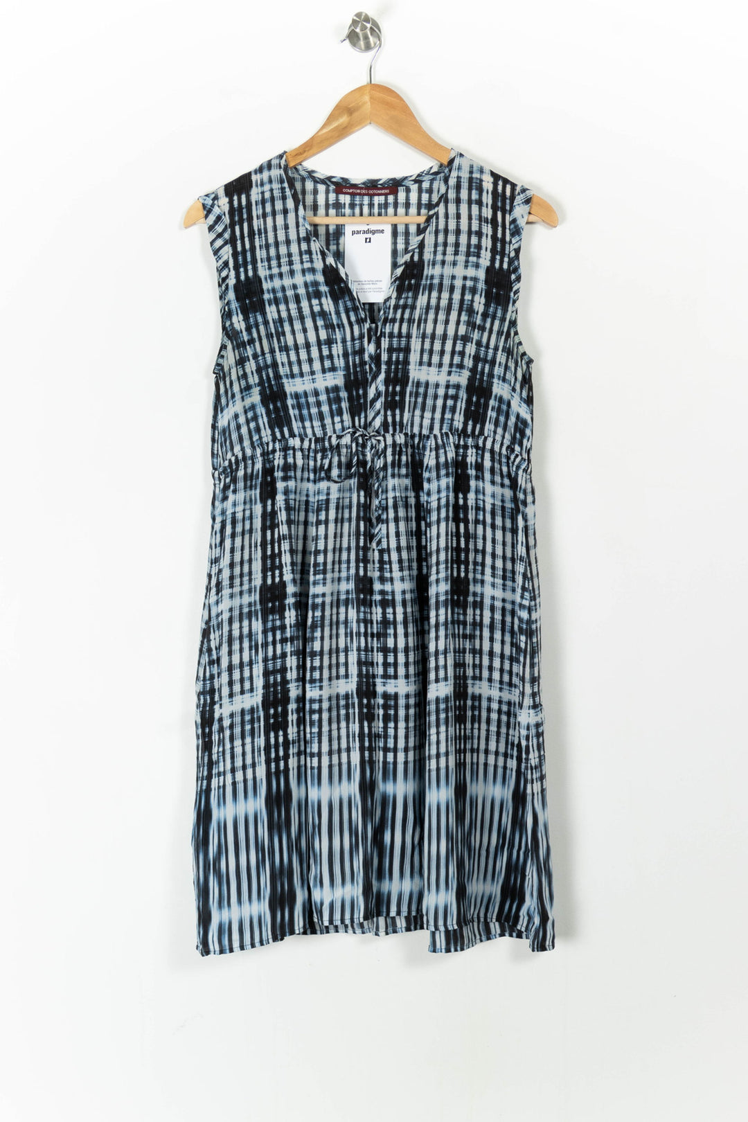 Robe Courte Bleue et Noire - Taille S/36 de la marque Comptoir des Cotonniers | PARAD105609 - Vendu par Paradigme - Image 2