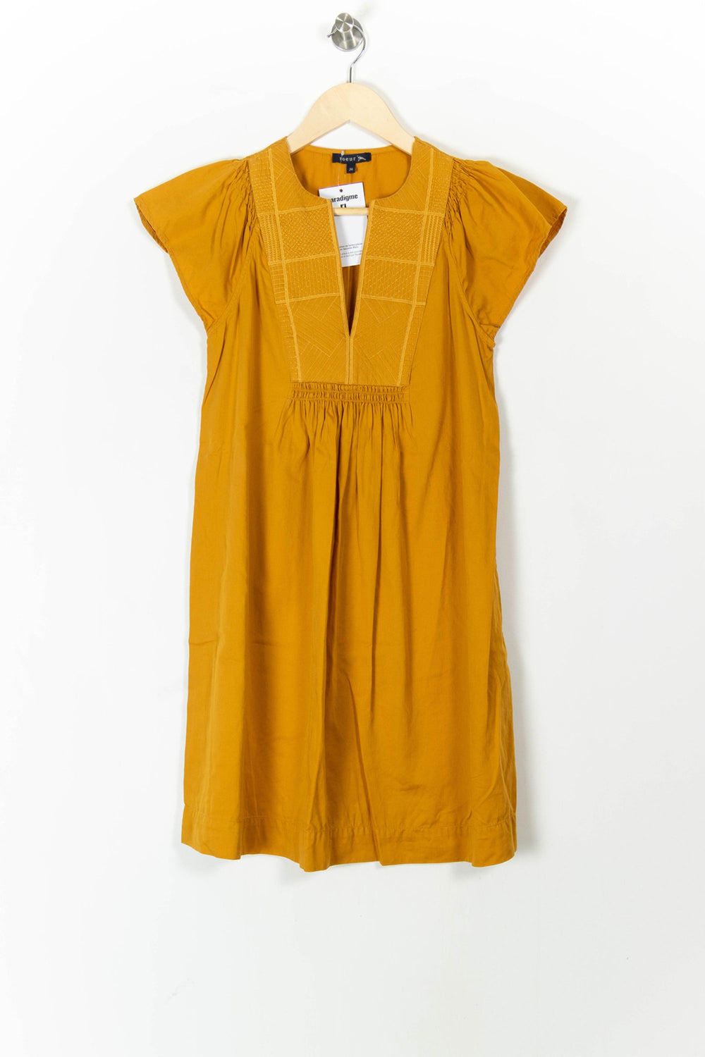 Robe Courte Orange - Taille S/36 de la marque Soeur | PARAD105610 - Vendu par Paradigme - Image 2