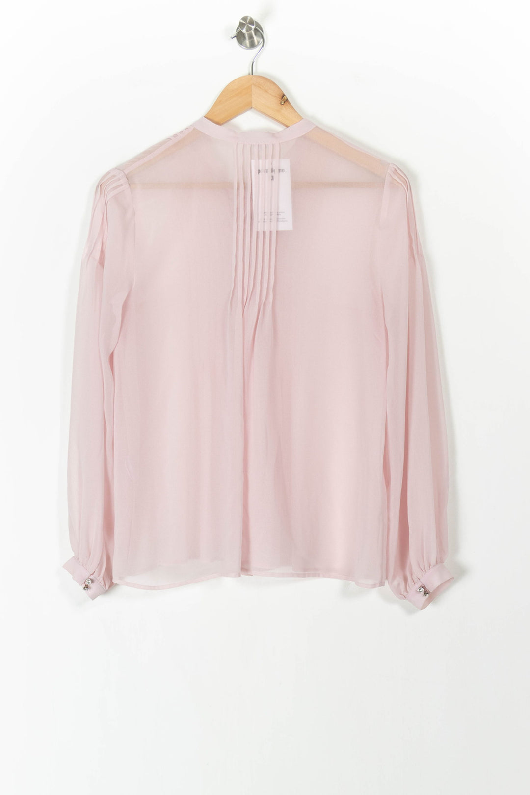 Blouse Rose - Taille S/36 de la marque Claudie Pierlot | PARAD105619 - Vendu par Paradigme - Image 4