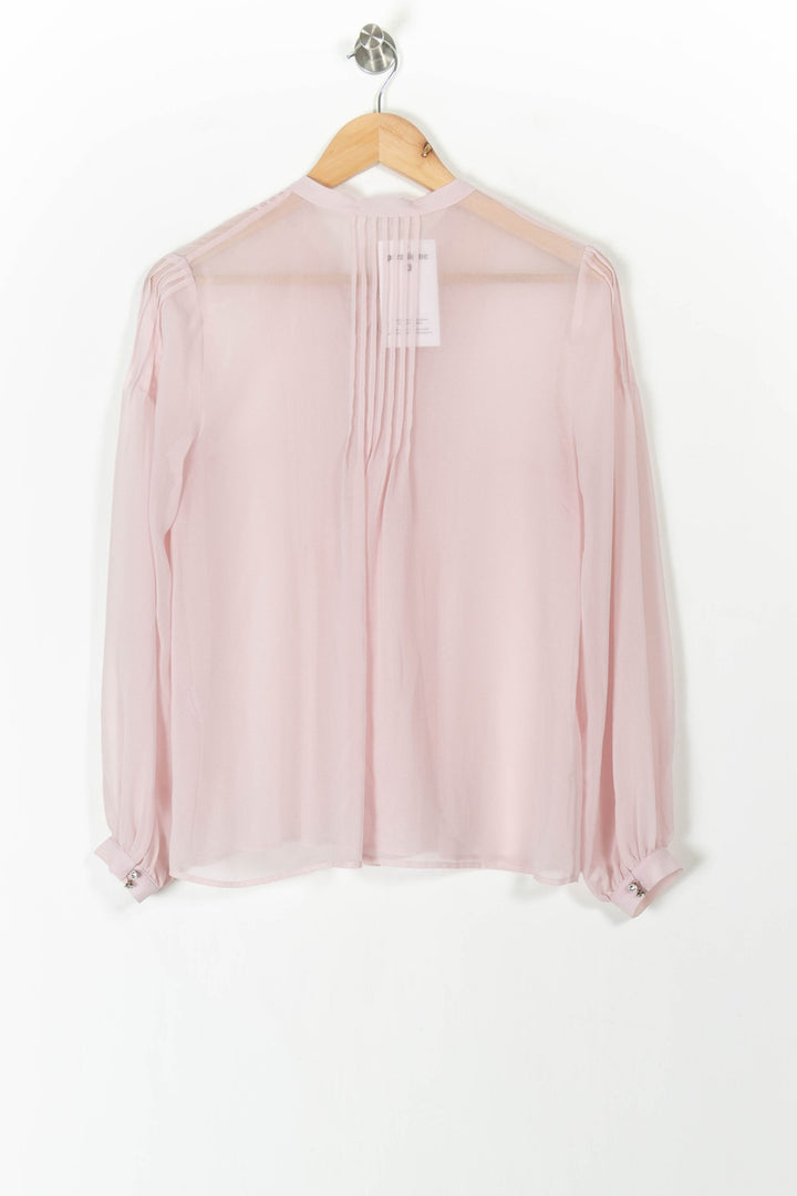 Blouse Rose - Taille S/36 de la marque Claudie Pierlot | PARAD105619 - Vendu par Paradigme - Image 4