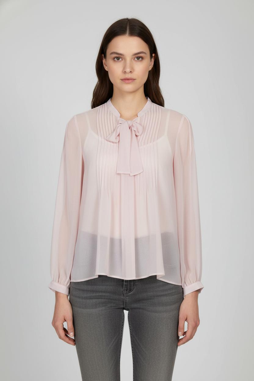 Blouse Rose - Taille S/36 de la marque Claudie Pierlot | PARAD105619 - Vendu par Paradigme - Image 1