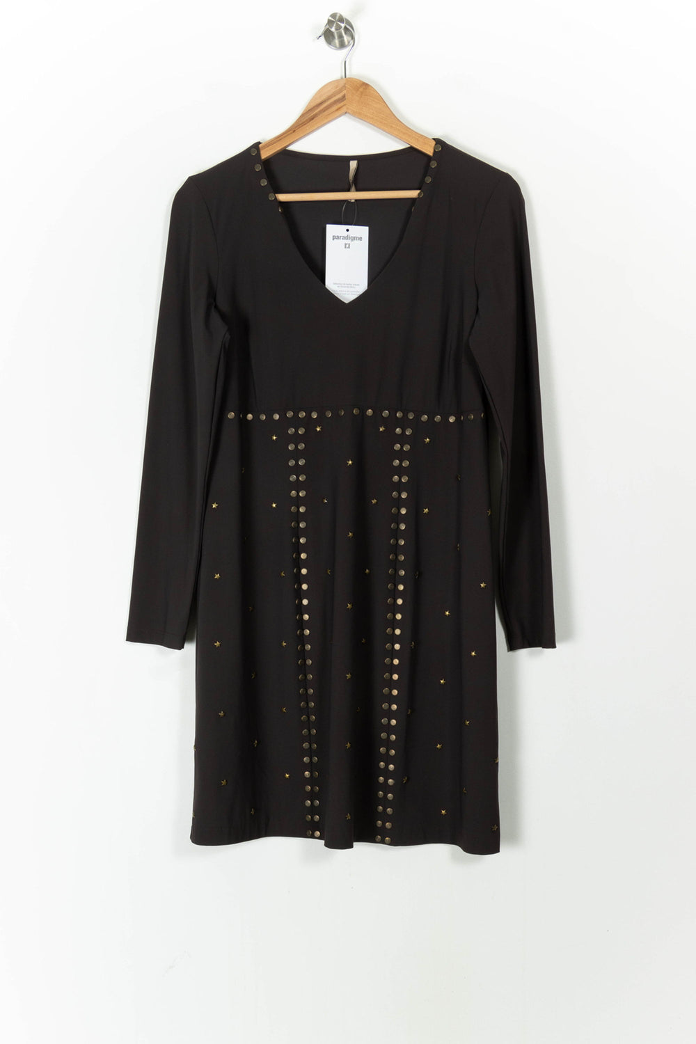Robe Marron - Taille M/38 de la marque Indies | PARAD105622 - Vendu par Paradigme - Image 2