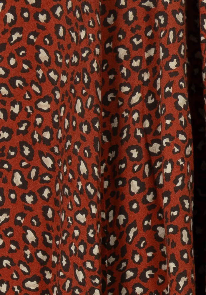 Jupe Longue Rouge et Beige - Taille S/36 de la marque One Step | PARAD105625 - Vendu par Paradigme - Image 3