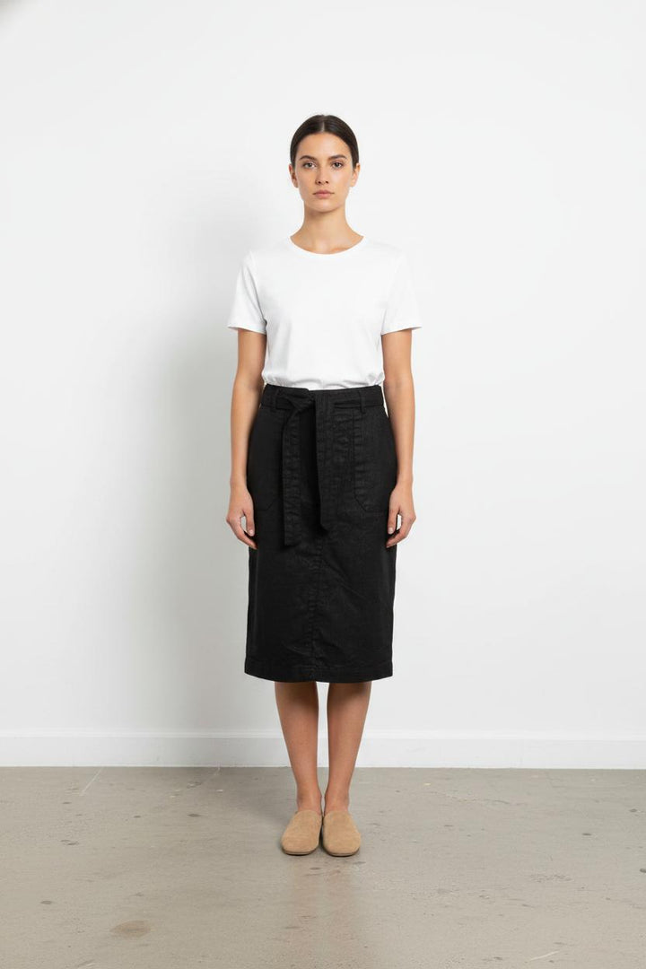 Jupe Midi Noire - Taille S/36 de la marque One Step | PARAD105626 - Vendu par Paradigme - Image 1