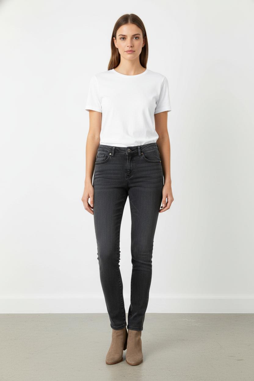 Jeans Gris - Taille M/38 de la marque IKKS | PARAD105631 - Vendu par Paradigme - Image 1