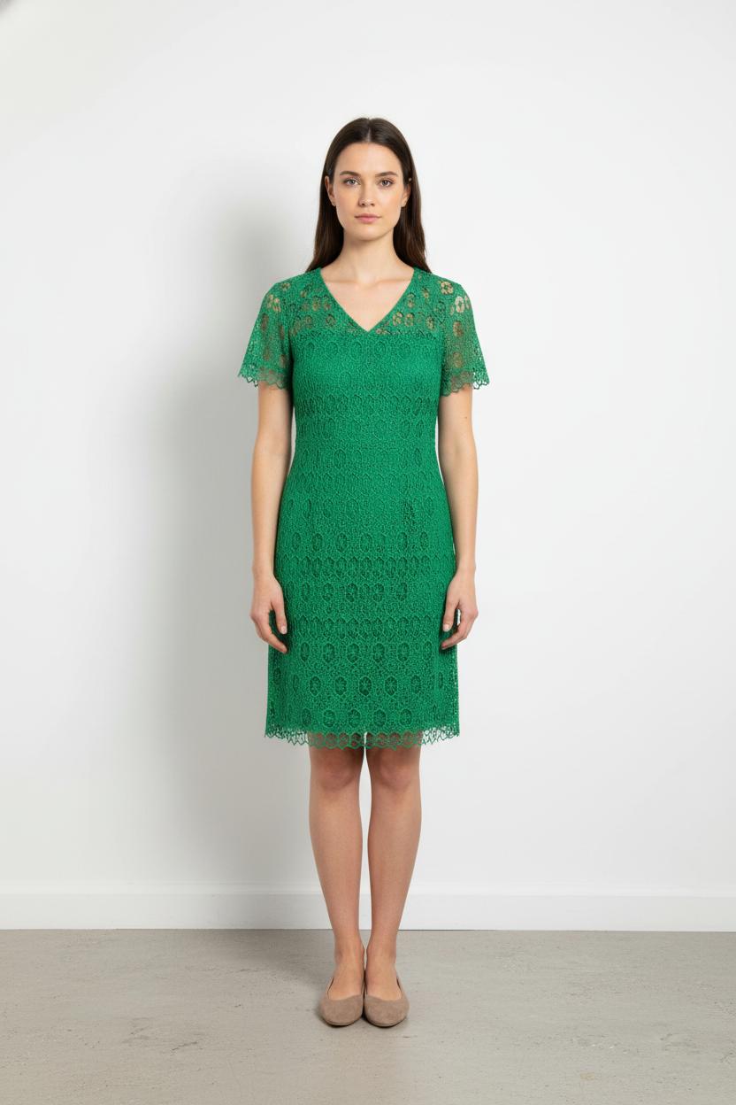 Robe en Dentelle Verte - Taille S/36 de la marque One Step | PARAD105633 - Vendu par Paradigme - Image 1
