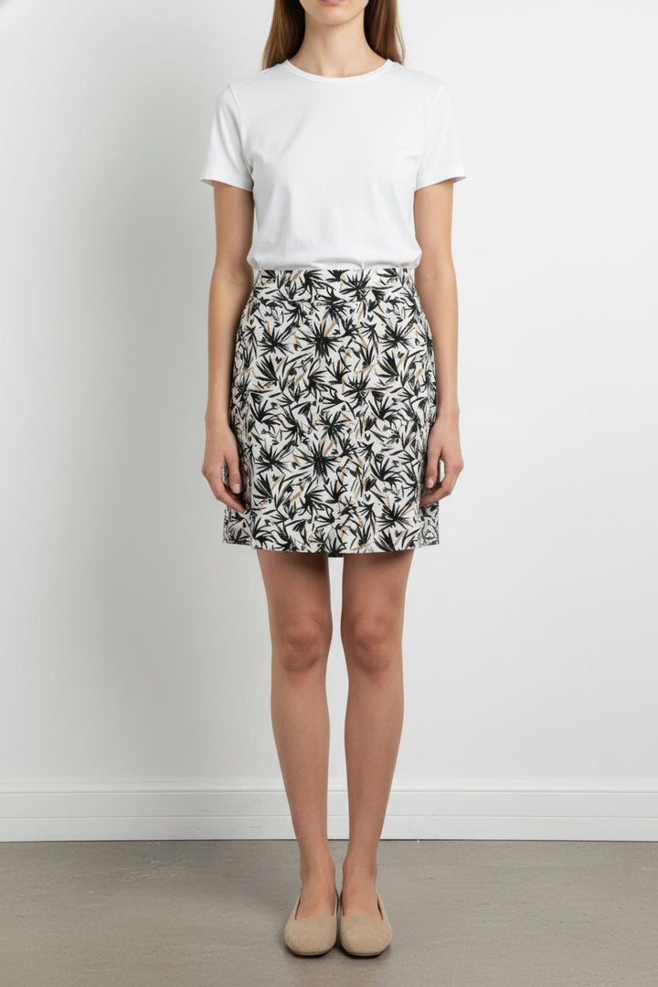 Jupe Portefeuille Blanche et Noire - Taille S/36 de la marque One Step | PARAD105635 - Vendu par Paradigme - Image 1