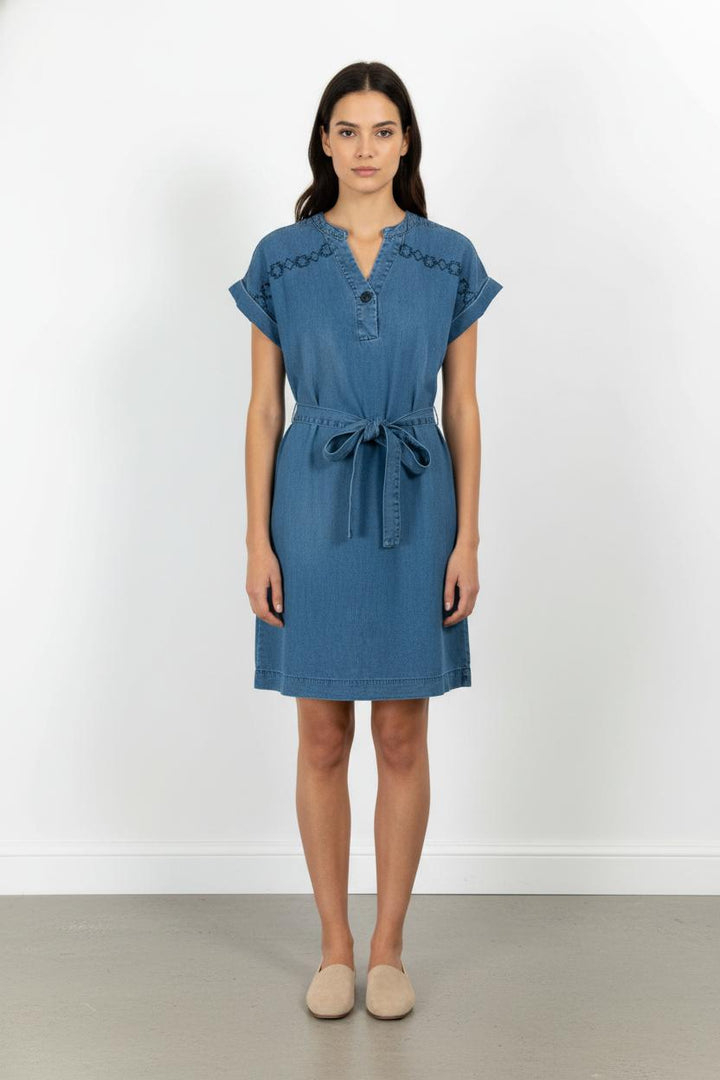 Robe Chemise Bleue - Taille S/36 de la marque La Fée Maraboutée | PARAD105639 - Vendu par Paradigme - Image 1