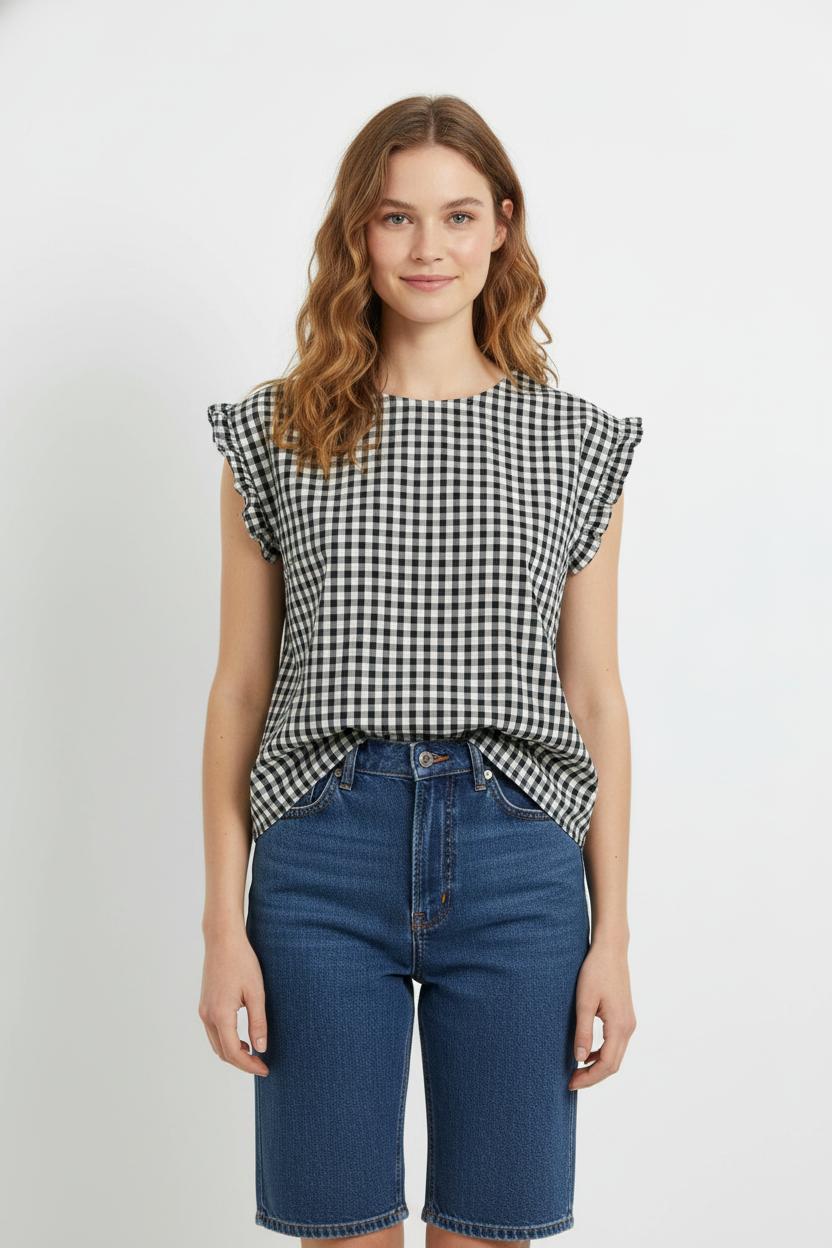 Blouse Noire et Blanche - Taille S/36 de la marque Emile & Ida | PARAD105640 - Vendu par Paradigme - Image 1
