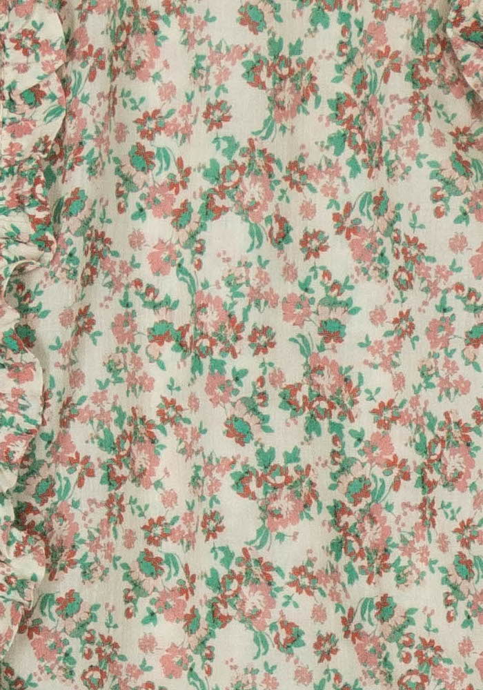 Blouse Fleurie Rose et Verte - Taille S/36 de la marque Emile & Ida | PARAD105641 - Vendu par Paradigme - Image 3