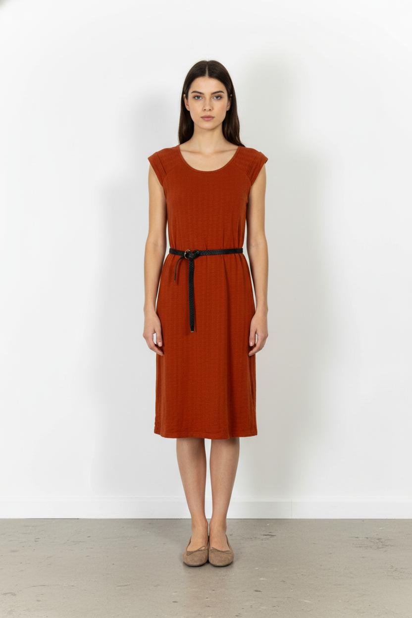 Robe Courte Rouille - Taille S/36 de la marque Sessùn | PARAD105643 - Vendu par Paradigme - Image 1