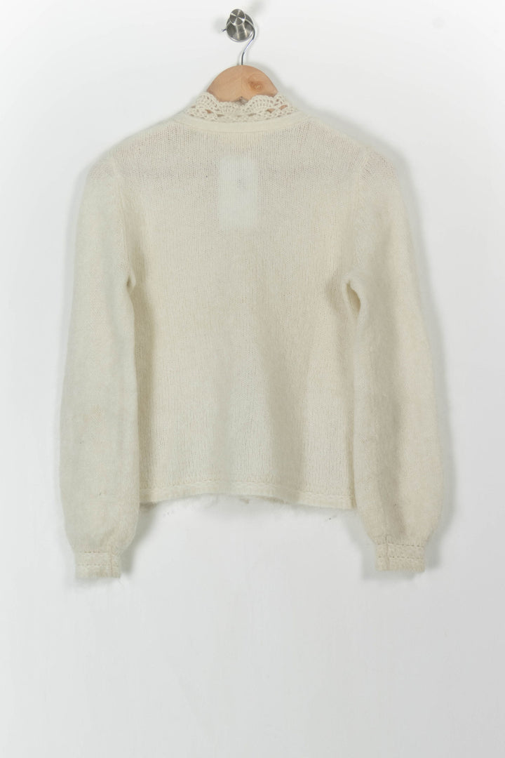 Cardigan Blanc - Taille S/36 de la marque Sézane | PARAD105644 - Vendu par Paradigme - Image 4