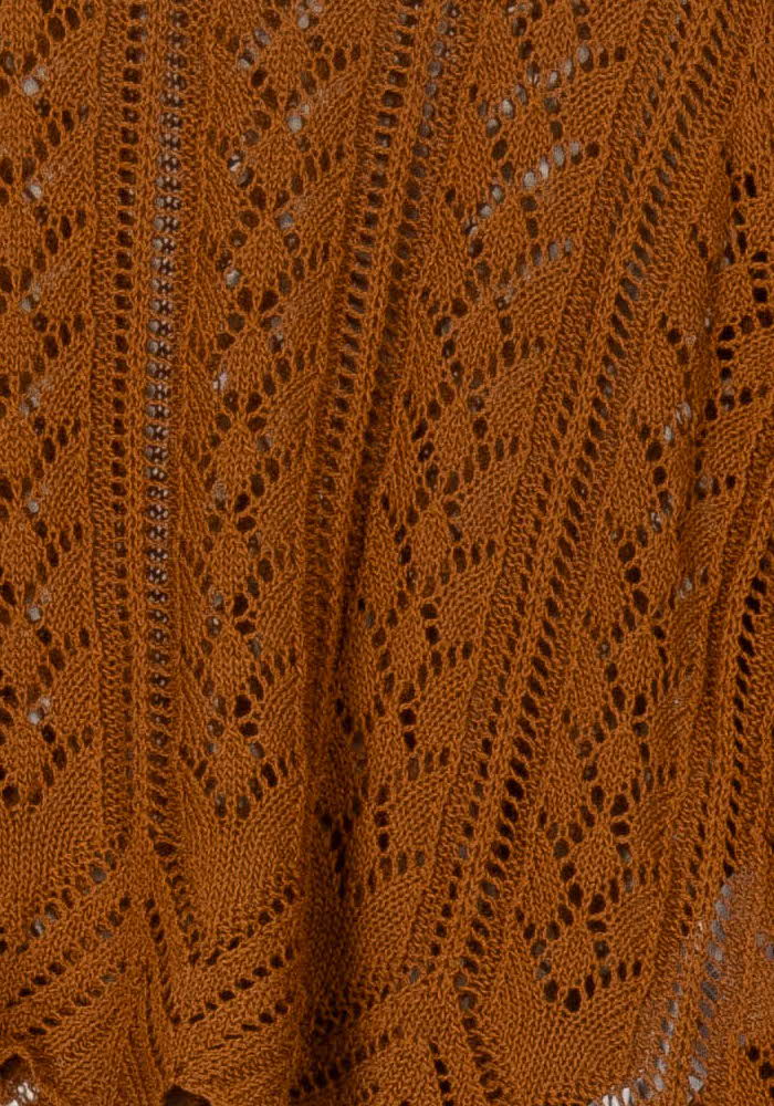 Pull Marron - Taille S/36 de la marque La Fée Maraboutée | PARAD105650 - Vendu par Paradigme - Image 3