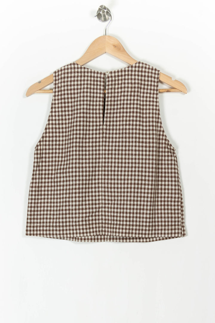 Débardeur Beige et Marron - Taille S/36 de la marque Des petits hauts | PARAD105651 - Vendu par Paradigme - Image 4